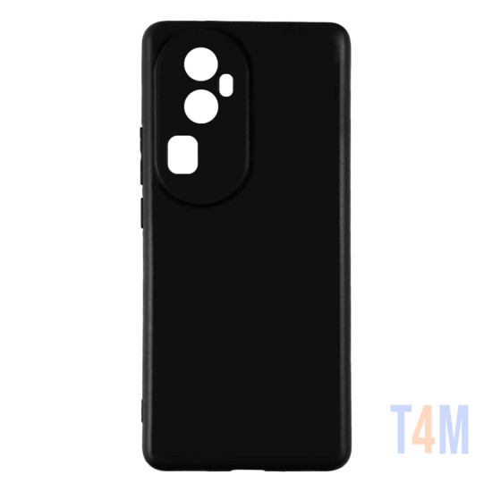 Funda de Silicona con Marco de cámara para Oppo Reno10 Pro Plus Negra